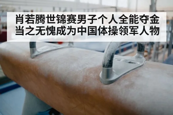 肖若腾世锦赛男子个人全能夺金 当之无愧成为中国体操领军人物